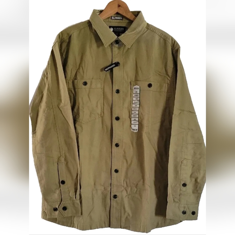 Duluth AKHG Alaskan Hardgear Trapline Flannel Shirt Jacket Shaket Outdoor Gorp
